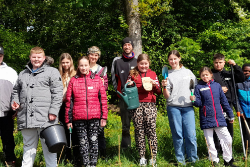 An der Betty-Greif-Schule wird fleißig geackert.