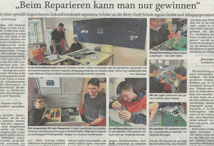 Die PNP berichtet über unsere Zukunftswerkstatt